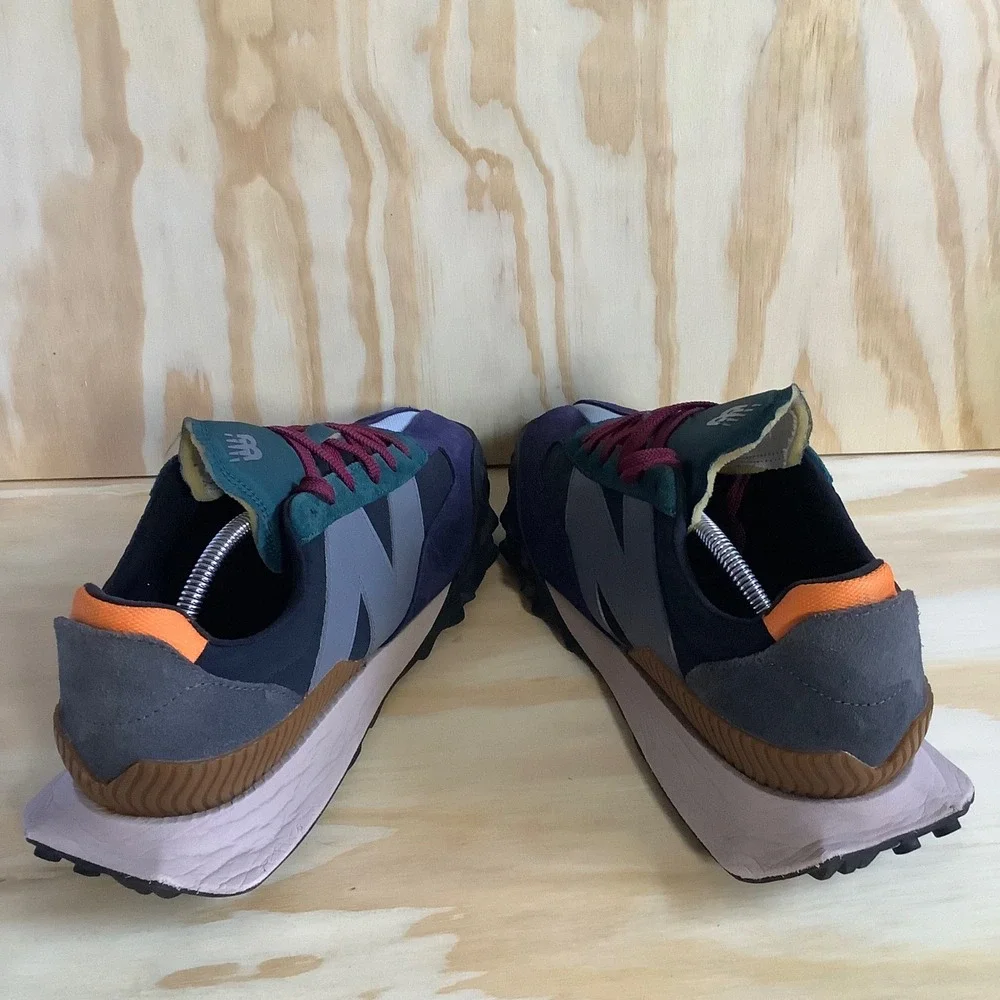 New Balance XC-72 Mens Purple Teal Grey Suede Sneakers UXC72CA1 Size 12